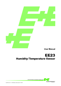 Thumbnail of document Data Sheet - EE220 Humidity/Temperature Transmitter